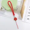 Contas São Nova Tendência Nacional Coração Vermelho Laço Corrente para Celular Capa de Celular Cordão Pulseira de Contas de Ano Novo Pequeno Presente