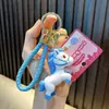 Llavero Mascota Año del Caballo 2026 Colgante de Bolsa de Buena Suerte y Atracción de Dinero para Año Nuevo Llavero de Coche para Pareja Pequeño Regalo