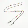 Nueva Cadena Antiperdida para Gafas de Acero Inoxidable, Cadena Plana con Forma de Cruz con Goteo de Aceite, Cordón de Colores, Cadena Antideslizante para Gafas de Lectura