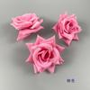 Rosa artificial angular al por mayor diámetro 8cm cabeza de flor de rosa pared de flores arreglo floral accesorios para flor de muñeca hilera de flores flor artificial