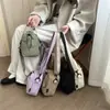 Bolsa de Garrafa de Água Leve da Moda com Cordão Casual de Ombro Único Transversal Saco de Balde Simples Estiloso Bolsa para Celular Feminino