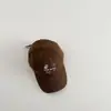Gorra de Béisbol Infantil, Color Sólido, Estilo Americano, Diseño de Letras de Moda, Gorra de Béisbol para Niños y Niñas, Sombrero Deportivo para Exteriores a Prueba de Viento y con Visera Solar