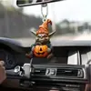 Transfronteiriço Novo Tema de Halloween Pingente Especial em Formato de Abóbora Acrílico Plano Decoração de Pingente para Espelho Retrovisor Interno de Carro