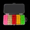 Caja de 50/100 Piezas de Bolas Flotantes con Pinchos Minas de Agua Set de Señuelos Suaves Flotantes de Tpr Bolas Flotadoras de Pesca