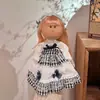 Boneca Espanhola de Batata Mia 24cm Boneca 30cm Menina Feita à Mão DIY Waldorf com Roupas Trocáveis