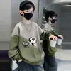 Moletom Infantil Primavera e Outono 2026 Novo Estilo Roupas Infantis de Primavera para Crianças Maiores, Blusa Tendência Estilo Coreano, Moda Elegante e Casual