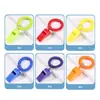 Anillo de Llave de Resorte de Plástico Silbato Plano Compuesto Ultrasónico Humano Multicolor Entrenamiento Silbato Anti-Pérdida para Niños