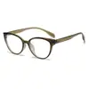 Gafas Nuevas 2025 Anti-Luz Azul Sin Receta, Montura Negra de Moda, Estilo Coreano, Efecto Adelgazante, Unisex, Moda al por Mayor