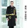 Uniformes de Trabalho de Segurança, Casacos Longos de Lã Grossos e Quentes de Inverno, Jaquetas Uniformes com Imagem de Banda para Homens e Mulheres
