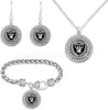 El Conjunto Más Popular de Amazon: Pulsera, Collar y Aretes del Equipo Cabra de Fútbol de la NFL