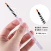 Lápiz de uñas de color Aurora transparente Ins, bolígrafo para pintar uñas, herramienta profesional de belleza para dibujar líneas y flores, degradado Simi