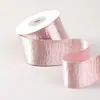 Cinta de terciopelo con purpurina metálica brillante de una cara, tamaño 10, flor, accesorios para empaque de cajas de regalo, cinta de lazo DIY