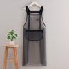 Delantal Transparente para Cocina Casera de Mujer Impermeable y a Prueba de Aceite Delantal con Cremallera para Catering Cocina Ropa de Trabajo Juvenil Universal para Hombre