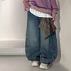 Pantalones vaqueros para niño, colección primavera/otoño 2026, estilo nuevo, para niños de talla mediana y grande, pantalones holgados y casuales para otoño, ropa de otoño de moda para niños