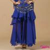 Ropa de rendimiento de danza india Estilo étnico Danza de Xinjiang Falda de danza deportiva y de fitness Falda de danza del vientre de gran vuelo Falda de pastel