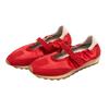 Zapatos Mary Jane Nuevos Personalizados Rojos para Mujer 2025 Estilo Deportivo Calzado Casual Retro Suela Fina Aumentadores de Altura Zapatos de Entrenamiento de Ballet