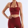 Venta al por mayor de Ropa de Yoga Transfronteriza, Sujetador Deportivo de Espalda Bonita Ajustado con Sensación de Segunda Piel, Conjunto de Ropa de Pilates y Fitness Adelgazante para Mujer, Dropshipping