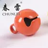 Pintura de colores Campana 10mm campana pequeña Accesorios de joyería japonesa adornos para llavero Decoración navideña Campana para mascotas
