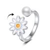 Anillo giratorio de microcuentas, el más vendido en Amazon, para mujer, creativo, antiestrés y ansiedad, joyería de mano para mujer, Europa y Estados Unidos.