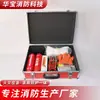 Kit de Suprimentos de Emergência para Fuga de Incêndio, Kit de Primeiros Socorros para Defesa Civil e Prevenção de Desastres Montado em Veículo, Kit de Emergência contra Incêndio em Liga de Alumínio/Lona