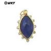 WT-P1975 Retro Clásico Forma de Ojo Borde de Circonita Piedra de Color Collar Pulsera Accesorios para Niña