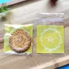 Bolsa de embalaje para hornear galletas caramelo crujiente de copo de nieve bolsa pequeña para regalo jabón artesanal transparente bolsa autoadhesiva 7*7