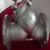 Filtro tipo Y de acero inoxidable GL41W-16R de tamaño mediano, filtro de brida 316L para tuberías industriales