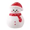 Decoração de Bolo de Celebridade Cyber de Natal Ornaments de Copo Esmaltado Vermelho Adesivo Papai Noel Boneco de Neve Plug-in de Laço de Canudo
