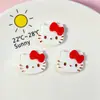 Accesorios para Joyería DIY de Gato Lindo de Dibujos Animados Personalizados Parche de Resina Cubierta Protectora para Funda de Teléfono Móvil Pasador Materiales Hechos a Mano