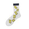 Marca de Moda Coreana ins Estilo Harajuku ulzzang Estilo Hong Kong Simpson Calcetines Estilo Japonés Calcetines de Algodón de Dibujos Animados para Hombre Moda para Mujer