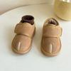Sapatos de Algodão para Crianças 2025 Novo Estilo de Inverno Sapatos de Bebê para Meninos Botas Quentes de Veludo para Meninas Botas Curtas de Neve para Crianças