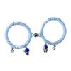 Pulseira de quatro pessoas para namoradas japonesas e coreanas, fivela magnética feminina, linha de telefone de sucção, anel de cabelo para colegas de quarto, joias de astronauta ins TikTok