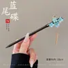 Grampo de Cabelo para Mulheres, Novo Estilo Chinês Estilo Antigo Dinastia Han Grampo de Cabelo com Borla, Grampo de Cabelo de Alta Qualidade na Nuca, Adorno de Cabeça para Saia Facial de Cavalo