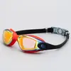 Procesamiento Personalizado Comercio Exterior Venta Caliente Gafas HD Antivaho Marco Pequeño Adulto Galvanizadas Gafas de Natación Fabricante de Equipo de Natación