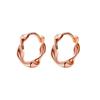 Brincos Versáteis para Mulheres, Estilo Elegante e Minimalista, Pequenos Argolas de Orelha da Moda, Brincos de Moda de Luxo, Acessórios de Orelha de Fio de Cobre