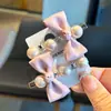 Pó creme concha! Super Fada Rosa Strass Pérola Laço Grampo de Cabelo Coração de Menina Franja Presilha Lateral Grampo de Cabelo