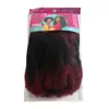 Peruca de comércio exterior transfronteiriça, peruca popular estilo africano lagarta, dreadlocks de fibra sintética, 12 polegadas, 100g
