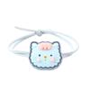 Nueva banda de cuero con diseño de gato de dibujos animados de estilo coreano, cuerda acrílica para el cabello, accesorios para el cabello, fabricantes al por mayor