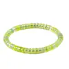 Pulsera de Cuentas de Cristal Natural de Corte Recto, Cuentas Vintage de Cristal Morado Amarillo, Joyería de Cuentas DIY, Collar, Accesorios para Manos, Cuentas al por Mayor