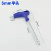 Llave Allen tipo T al por mayor de fábrica CRV hexagonal hexagonal destornillador doméstico mango de plástico herramientas de ferretería