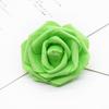 Flor artificial 7CM cabeza de flor rosa flor de espuma PE decoración de boda DIY guirnalda decoración de pastel producción de bola de flores