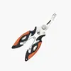 Tijeras para línea de pesca pinzas de pesca multifuncionales pinzas de carretera pinzas para cortar argollas de anzuelo suministros para exteriores al por mayor tijeras de PE