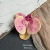 Cabeça de flor Phalaenopsis flor artificial parede de flores acessórios material de flor DIY feito à mão decoração de casamento pétalas de flor grampo de cabelo material para adorno de cabeça