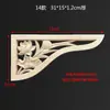 Xizang Madera Maciza Aplique de Flor de Esquina Decoración de Altar Estilo Chino Talla en Madera Nube Auspiciosa Dragón y Fénix Jugando con Perlas Estilo Chino Antiguo
