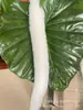 Tiras de Pelo Sintético de Coelho Rex Personalizadas Borda de Pelo para Manto da Dinastia Han Cheongsam Tiras Decorativas de Pelúcia Brancas Acessórios de Roupa DIY