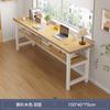 Escritorio Doble Largo Estudiante Hogar Dormitorio Aprendizaje Escritura Casa de Alquiler Mesa de Computadora Rectangular Mesa Estrecha de Pared