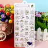 Nueva pegatina de relieve estéreo 3D de dibujos animados exquisitos para niños, pegatina decorativa para cuenta de mano DIY, pegatina decorativa para carcasa de teléfono móvil