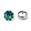 Piercing de Labio de Titanio F136 con Cristal Checo, Borde Dentado, Clavo Incrustado Pendiente de Oreja, Piercing de Ombligo, Joyería para Body Piercing de Aleación de Titanio G23, Stud de Labio