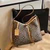 Bolso Texturizado Transfronterizo para Axila con Patrón de Monograma, Bolso Nuevo para Mujer, Bolso Tote Estampado Vintage, Bolso Cruzado de Letras de Gran Capacidad