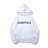 Sudadera con capucha Essentials de silicona con logo de letra tridimensional en el pecho para hombre y mujer